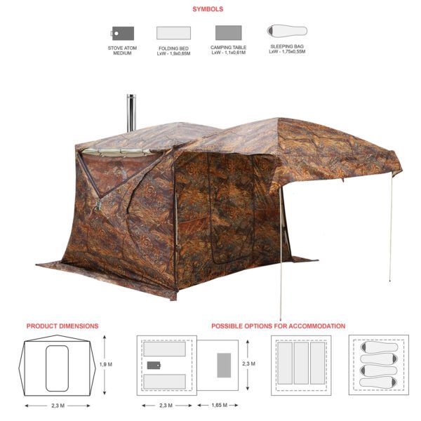 PF Bereg Cube tent 2.20