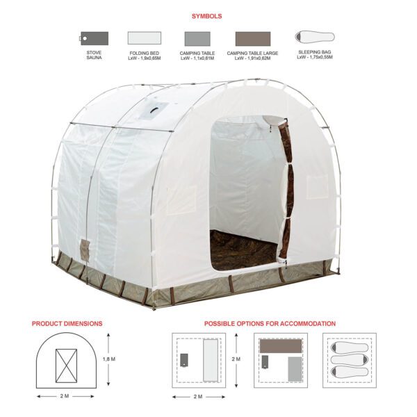 PF Bereg Inner fly for sauna tents