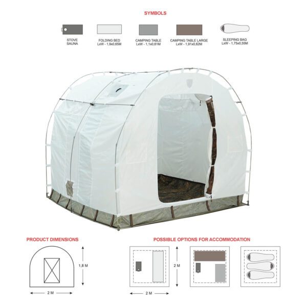PF Bereg Inner fly for sauna tents