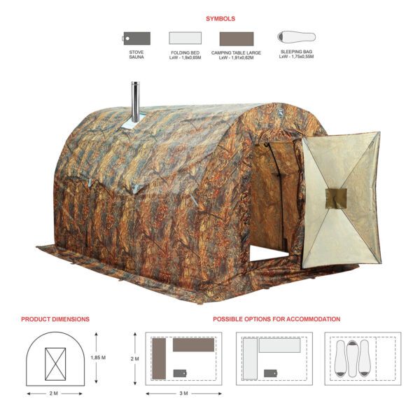 PF Bereg Sauna tent 3x2