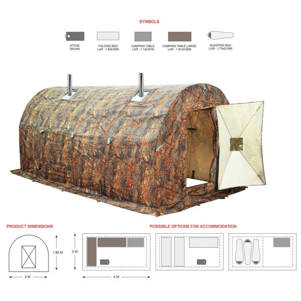 PF Bereg Sauna tent 4x2