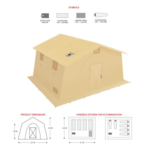 PF Bereg Pavilion tent 5M