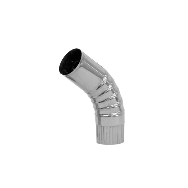 PF Bereg Swivel bend 45° pipe for stoves