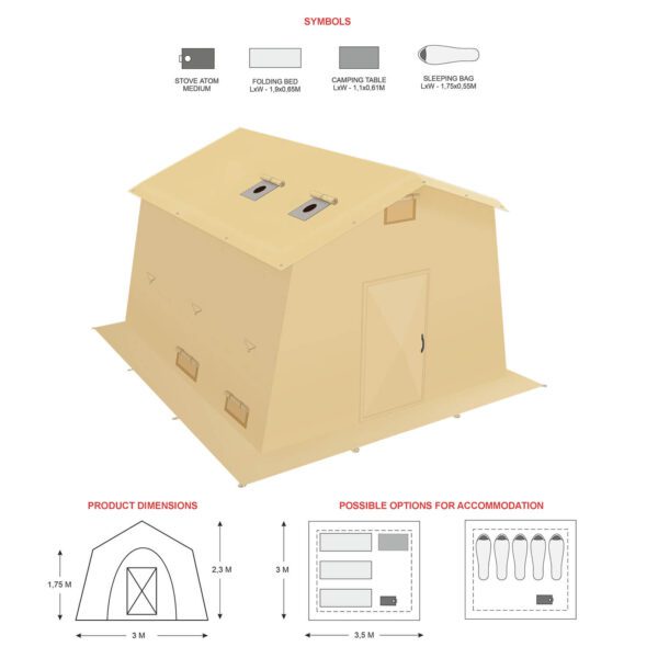 PF Bereg Pavilion tent 4M