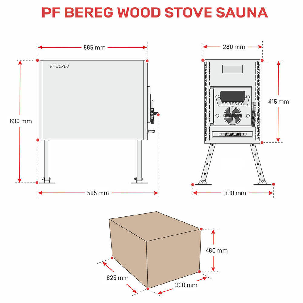 stove for sauna tent scheme
